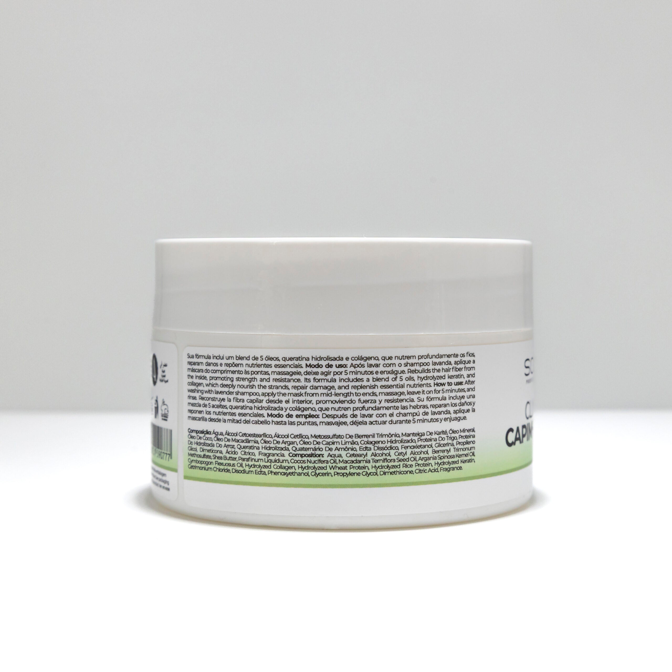 Soul Clinic Lemongrass Hair Mask 200g | Repair & Reconstruction