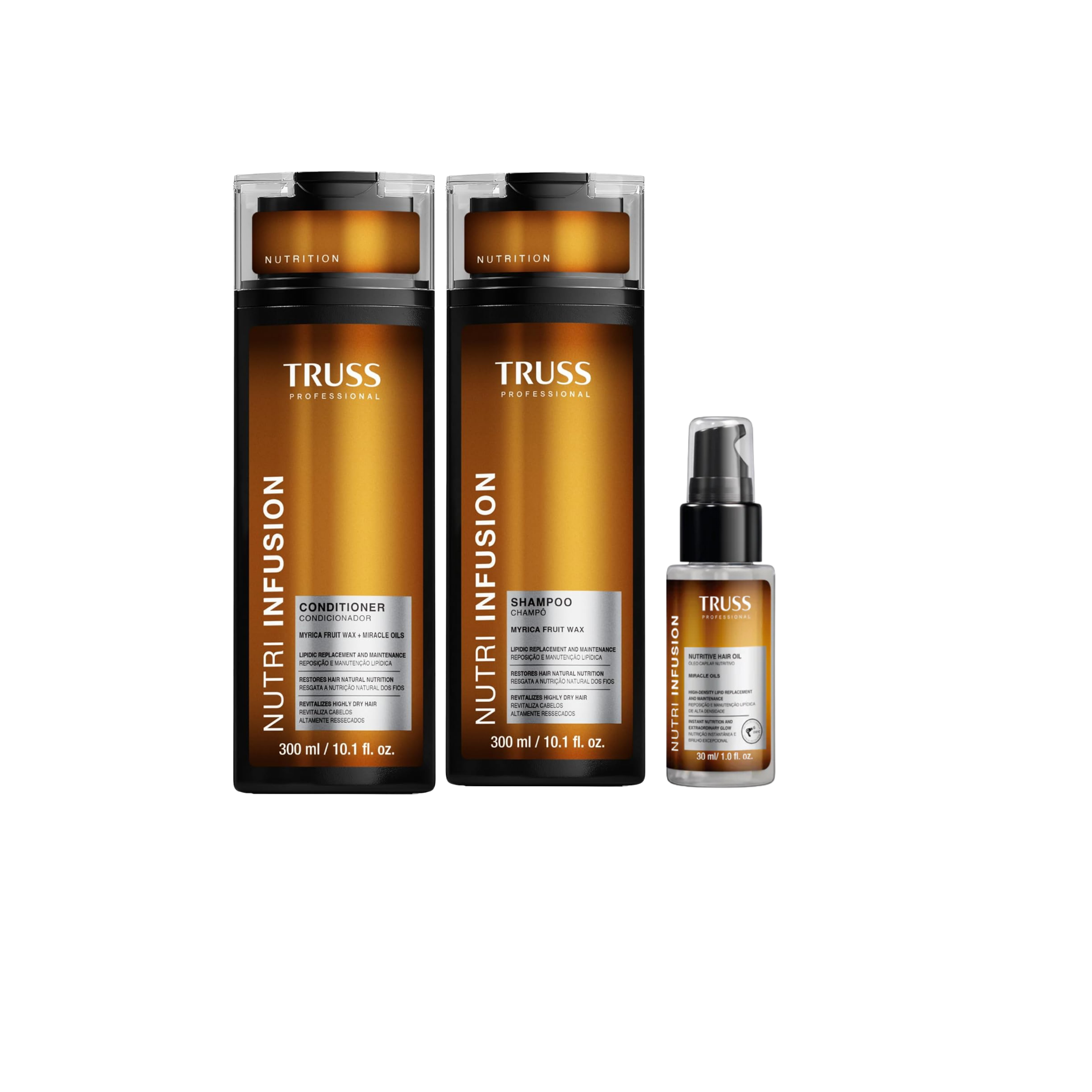 TRUSS Nutri Infusion Shampoo and Conditioner Set Bundle