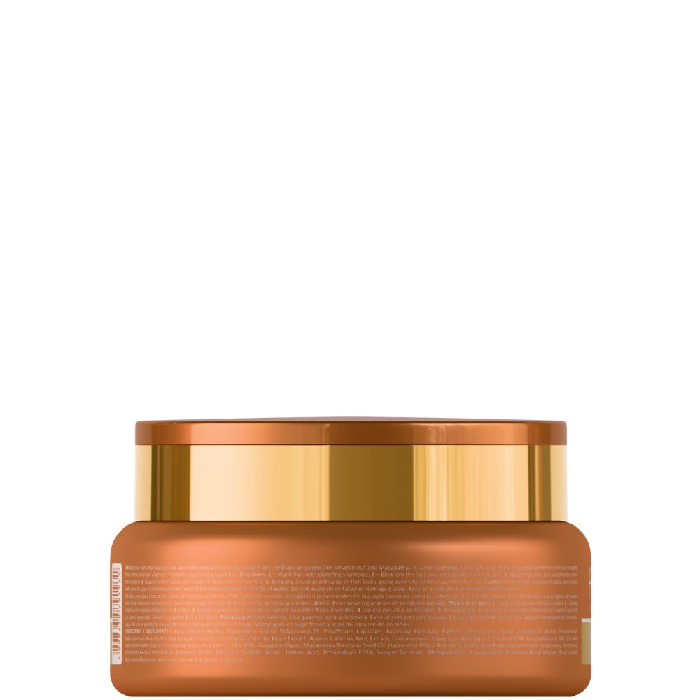 Felps Brazilian Nuts Keratin Reconstructor & Frizz Reducer Smoothing Mask Treatment - 10.6oz/300g