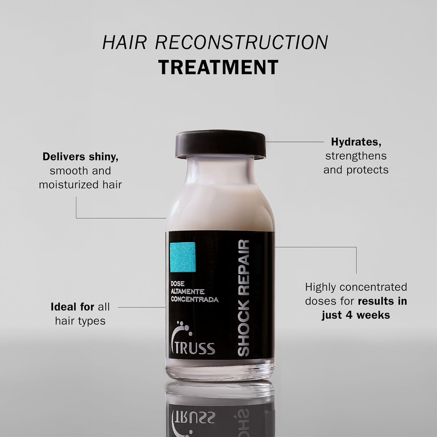 TRUSS Repairing Hair Serum - Shock Repair Hair Care for Damaged Strands