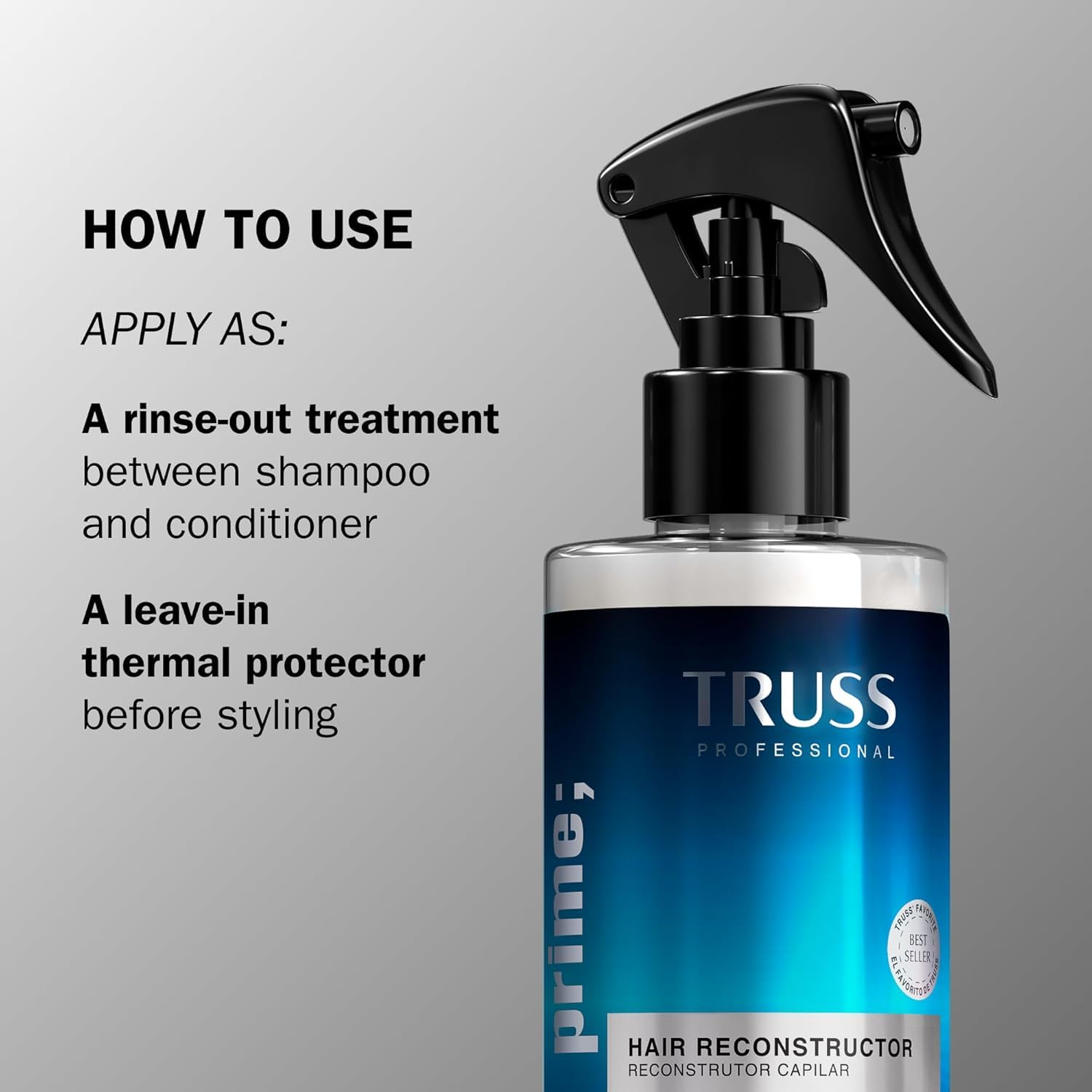 TRUSS Deluxe Prime Anti Breakage Hair Spray - Rinse-Out Damaged Hair (8.79 oz)