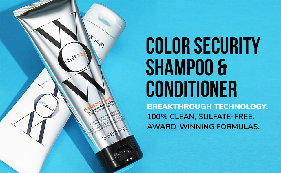 COLOR WOW Color Security Shampoo and Conditioner Duo Set - Hydrating Formula for Fine to Normal Hair