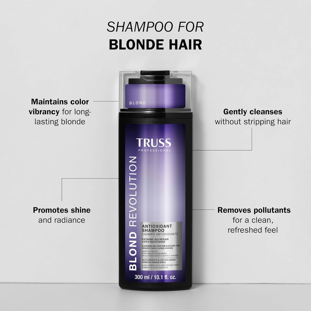 TRUSS Blond Revolution Bundle Shampoo & Net Mask - Free Instant Dose