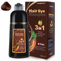 Meidu Instant 3in1 Hair Dye Color Shampoo  500mL each Chestnut Brown