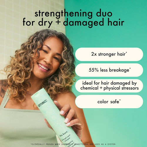 Amika The Kure Strength Repair Shampoo 1L