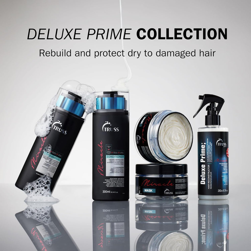TRUSS Miracle Hair Shampoo - Anti-Aging & Color Protection Hair Shampoo for Women & Men - Formulated with Keratin & Vitamin E to Help Restore Elasticity & Shine (10.14 oz)
