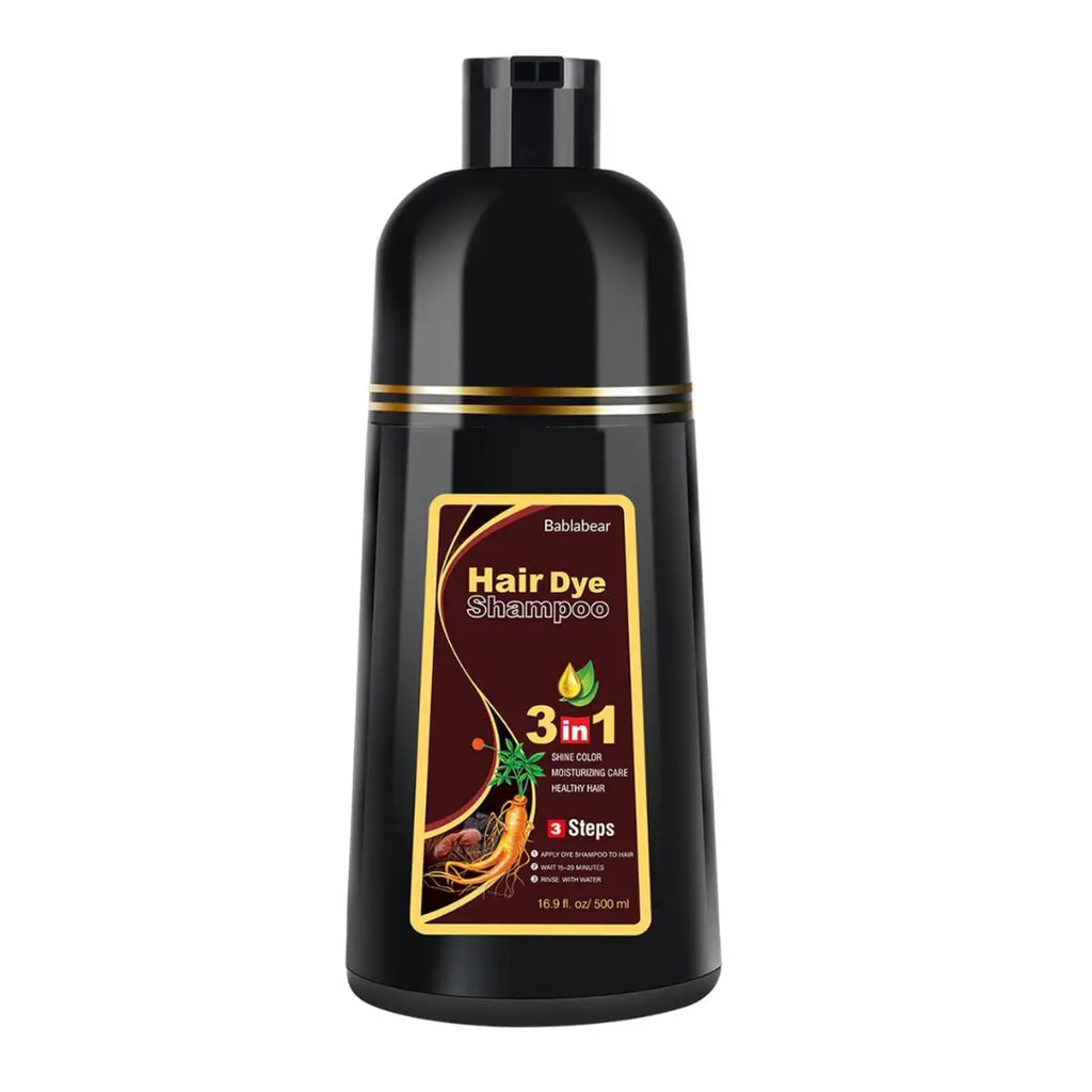 MEIDU Chestnut Brown Hair Color Shampoo 3-in-1 | Gray Coverage 500ml