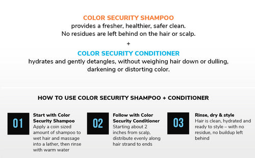 COLOR WOW Color Security Shampoo and Conditioner Duo Set - Hydrating Formula for Fine to Normal Hair