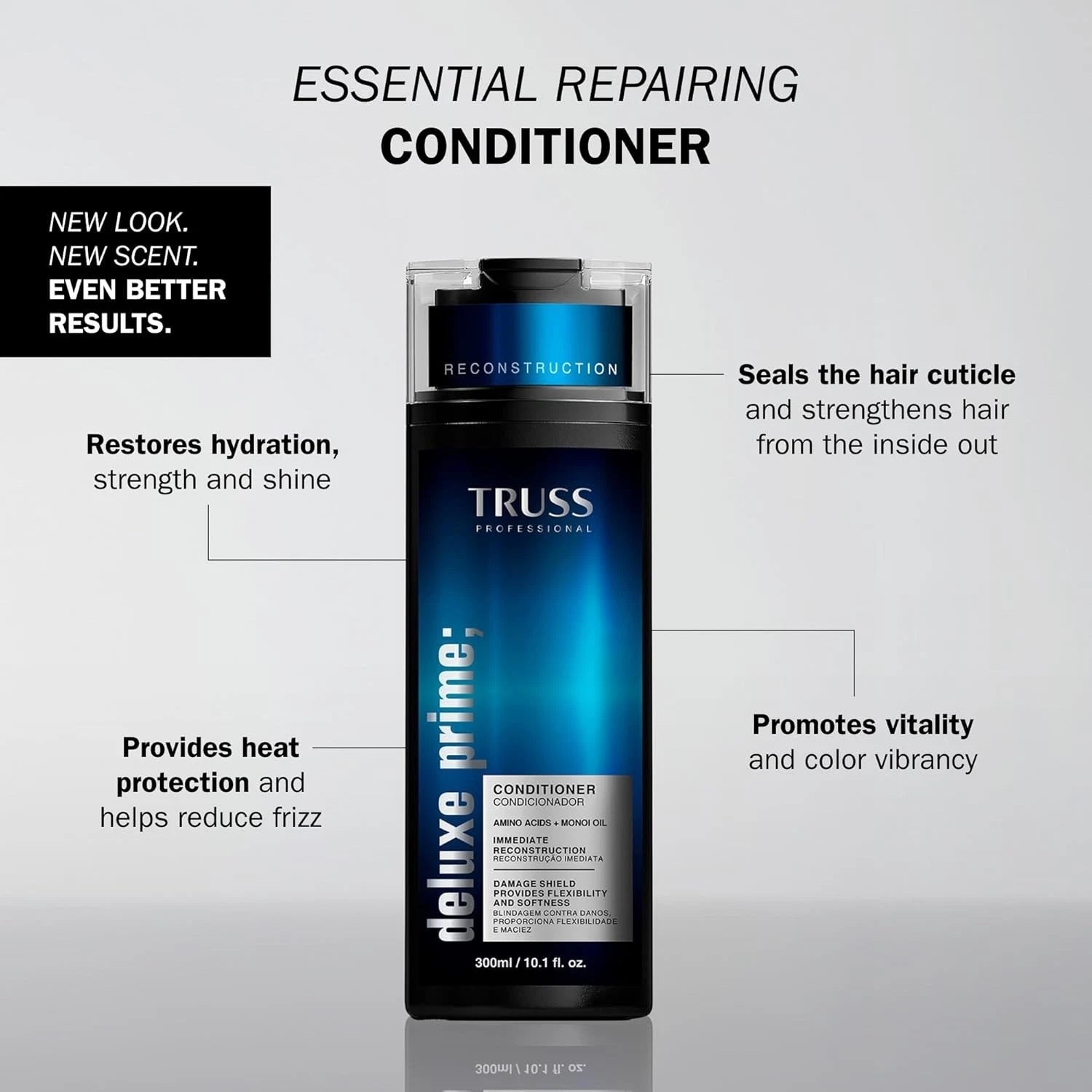 TRUSS Deluxe Prime Shampoo & Conditioner with Deluxe Prime Set Bundle
