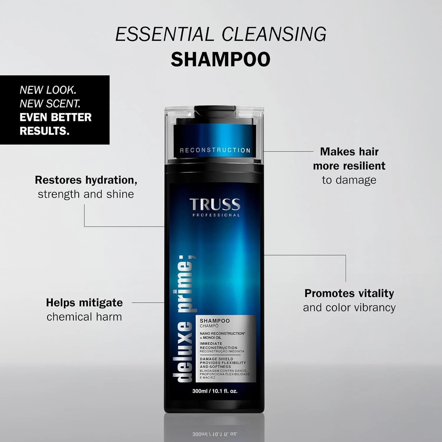 TRUSS Deluxe Prime Shampoo & Conditioner with Deluxe Prime Set Bundle